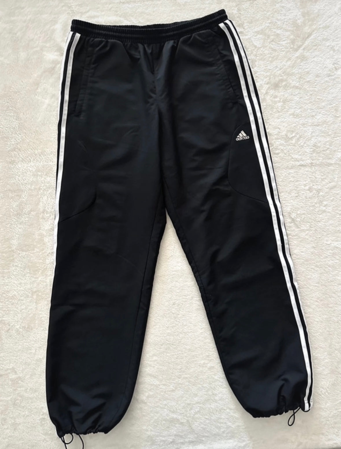 Baggy Adidas Vintage y2k Trackpant jogging Black/White